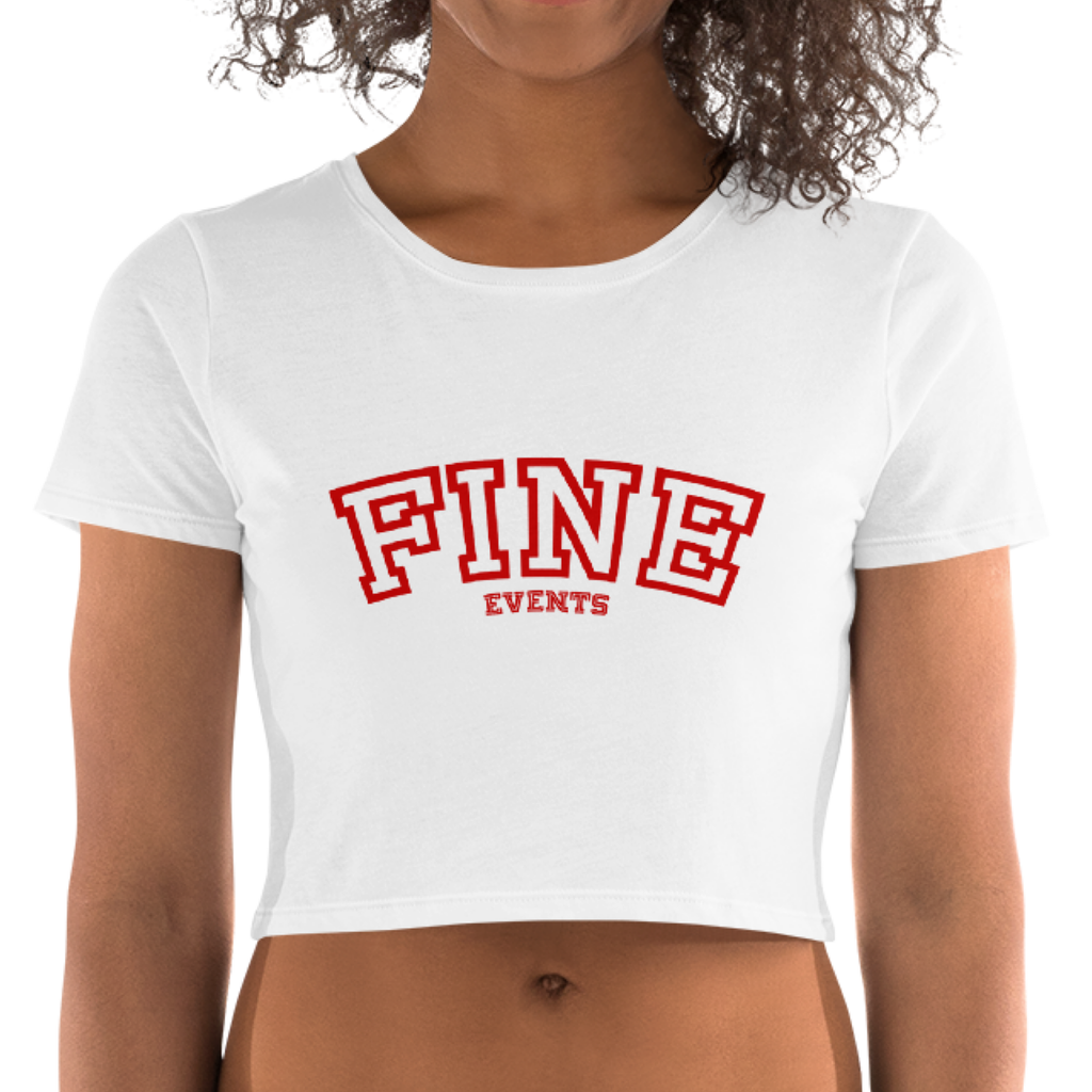 FINE EVENTS CROPPED TEE