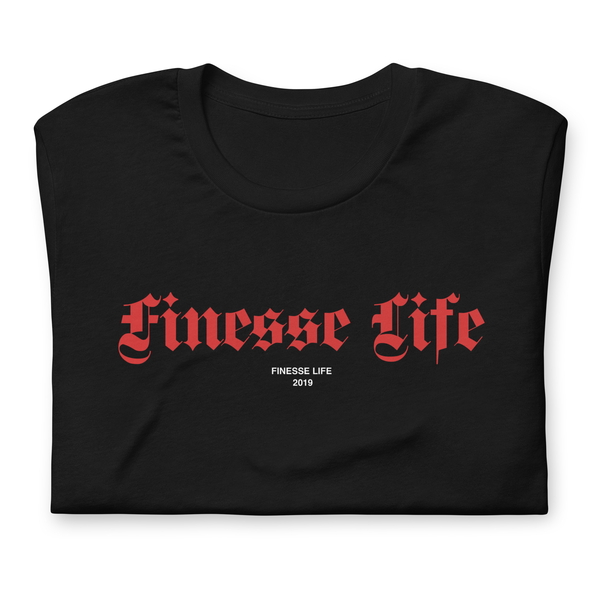Finesse Life Goth Script Tee